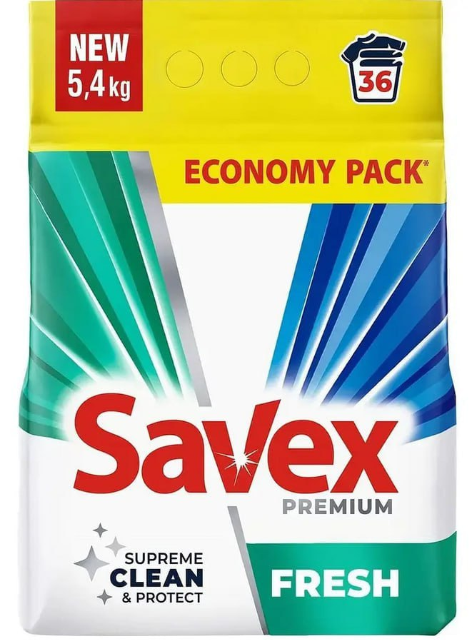 SAVEX Порошок пральний fresh 5.4кг